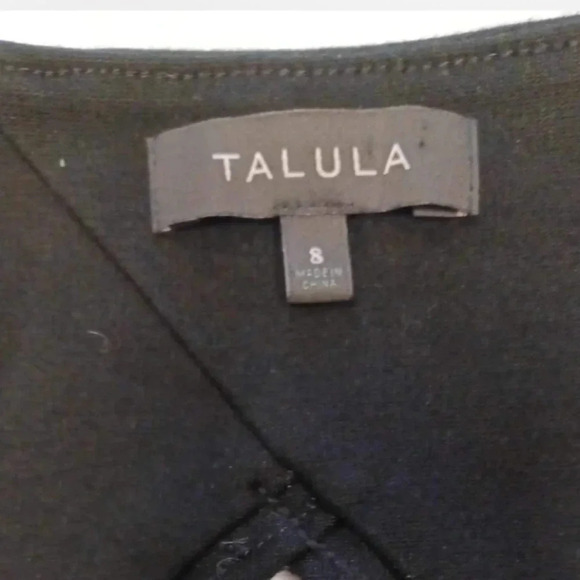 Talula Black Skater Dress Size  8 - Picture 11 of 12